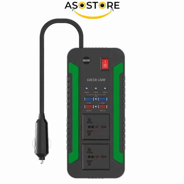 شارژر فندکی 300 وات گرین لاین مدل spark 300