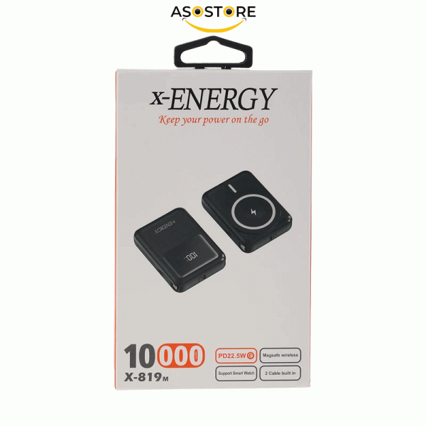 پاوربانک ایکس انرژی مدل X-819M 22.5W ظرفیت 10000 میلی آمپر ساعت