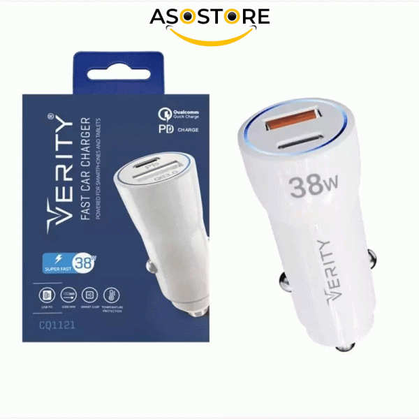 شارژر فندکی وریتی مدل V-CQ1121 38W