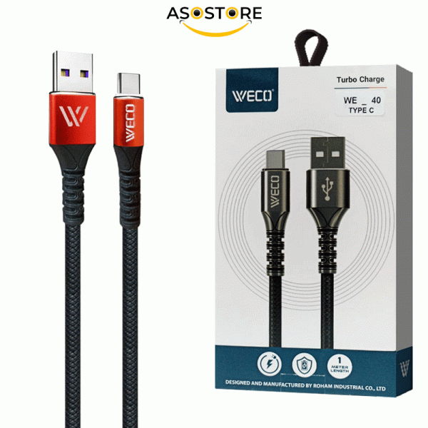 کابل شارژر USB به USB-C اپیمکس مدل WECO-40