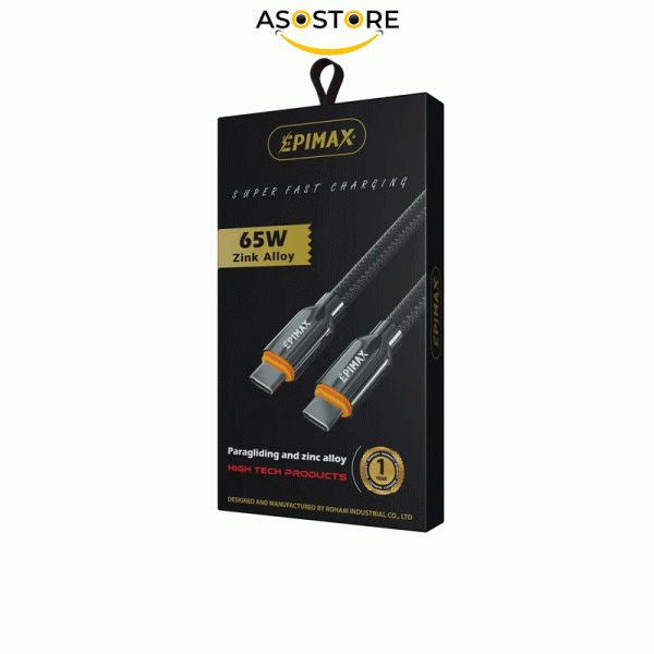 کابل شارژ و دیتا دو سر تایپ سی EPIMAX EC - 129