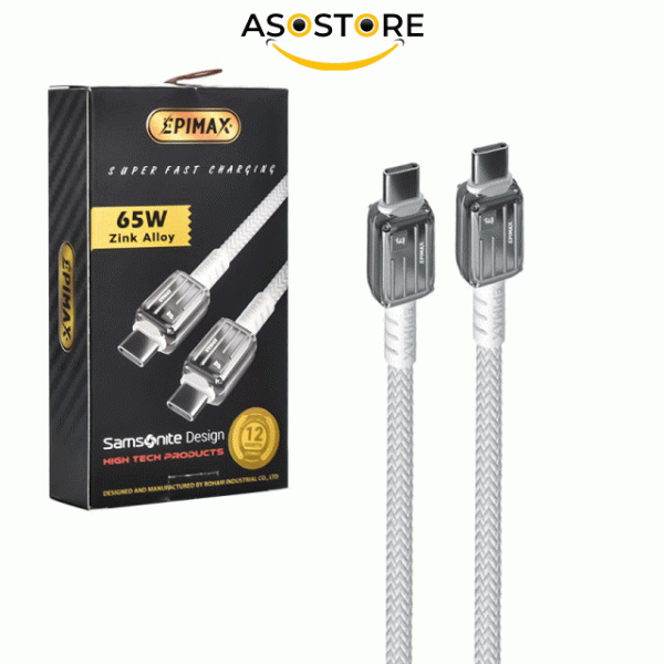 کابل شارژ و دیتا دو سر تایپ سی EPIMAX EC - 121
