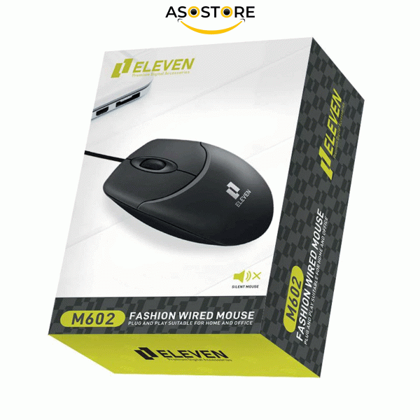 ماوس سایلنت با سیم ELEVEN مدل M602