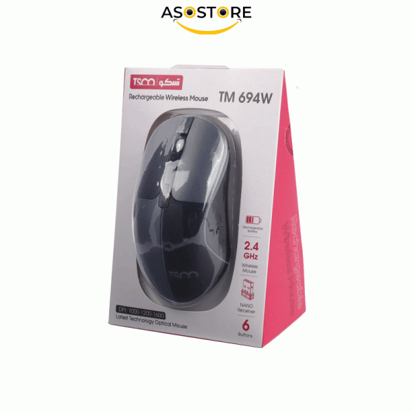 ماوس بی سیم تسکو مدل TM 694