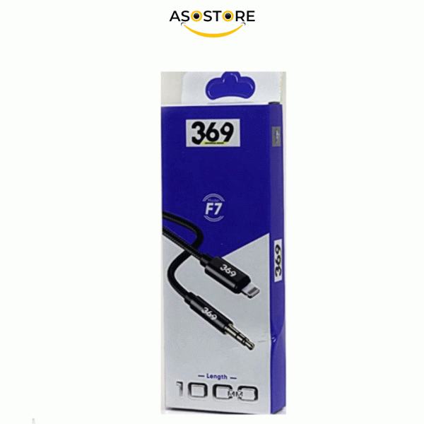 کابل AUX به لایتنینگ 369 مدل F7 - تصویر 2